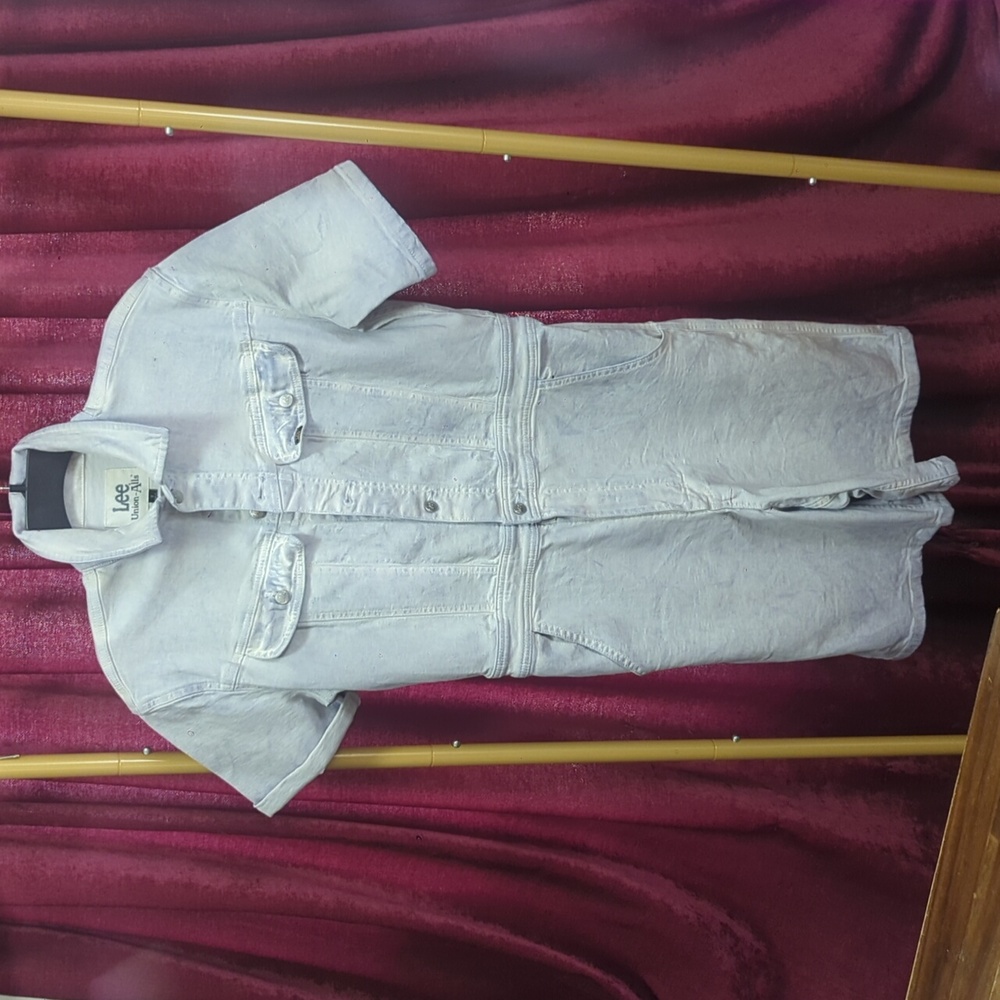 Lee Union Alls Romper Anthropologie Small **Flaw**